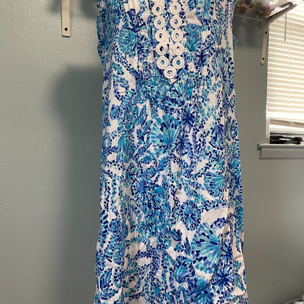 Lilly Pulitzer Dress Joan Tunic Dress, Shell Me You Love Me Size M - Picture 2 of 6